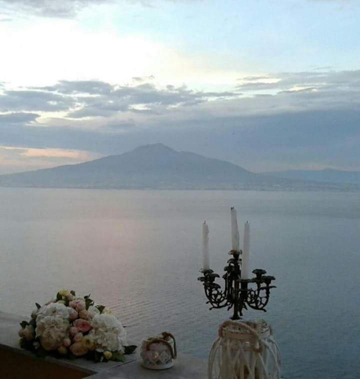 Dimora Del Conte Sorrento Coast Seaview Apartment Vico Equense Bagian luar foto