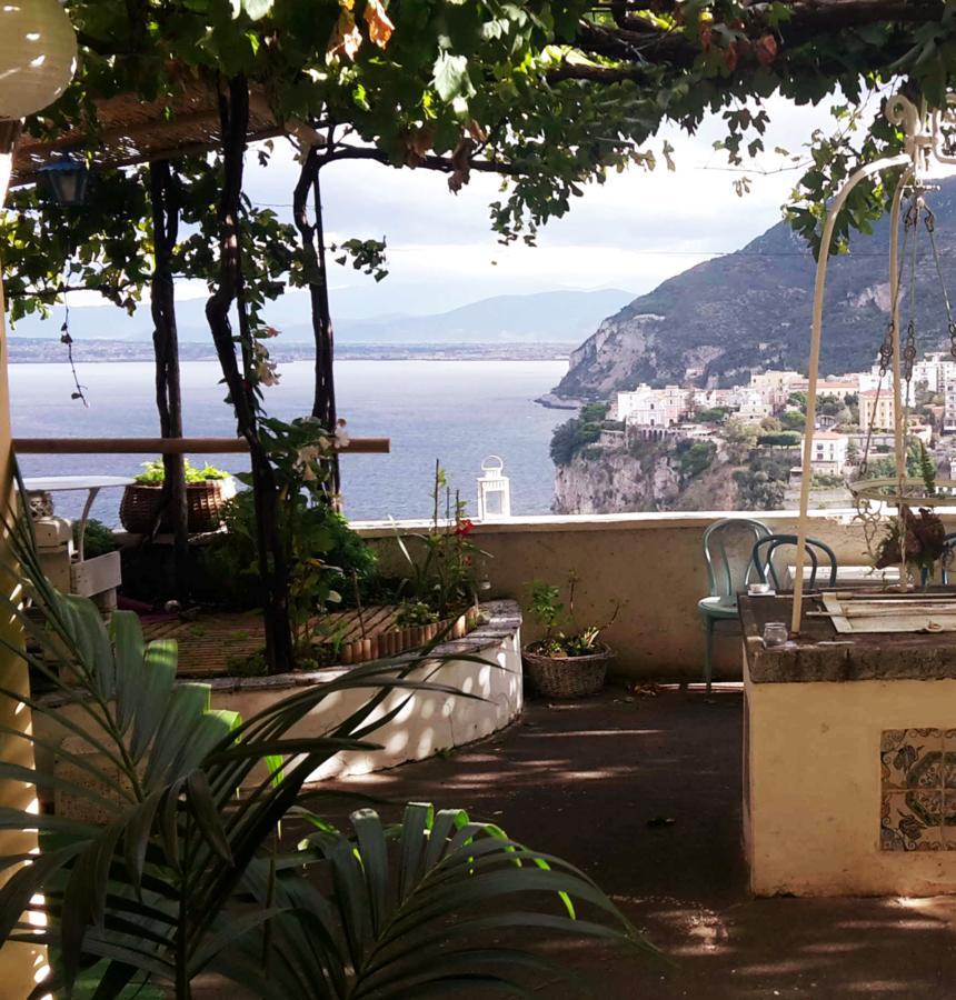 Dimora Del Conte Sorrento Coast Seaview Apartment Vico Equense Bagian luar foto