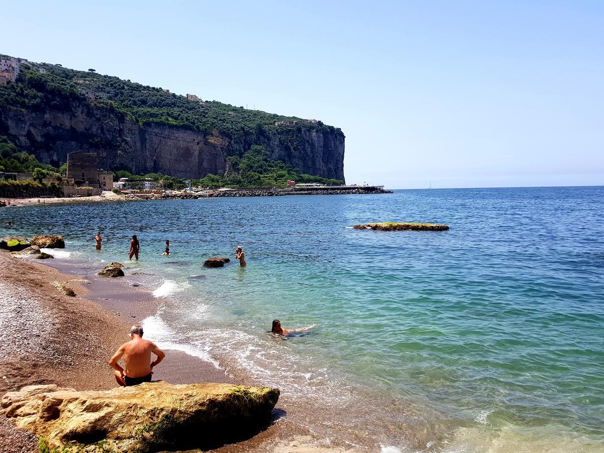 Dimora Del Conte Sorrento Coast Seaview Apartment Vico Equense Bagian luar foto